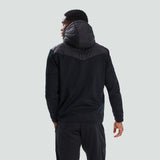 MENS HYBRID JACKET BLACK/GREY