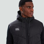 MENS HYBRID JACKET BLACK/GREY